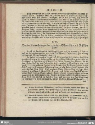 §. 53. Von den Unternehmungen der vereinigten Schwedischen und Russischen Flotte