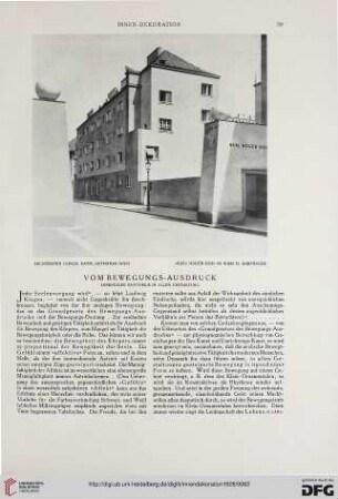 39: Vom Bewegungs-Ausdruck : lebendiger Rhythmus in aller Gestaltung