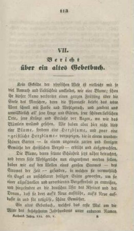 113-130 Bericht über ein altes Gebetbuch