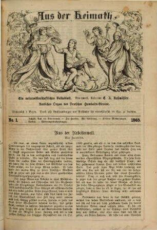 Aus der Heimath : ein naturwissenschaftliches Volksblatt, 1865
