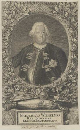Bildnis des Fridricus Wilhelmus