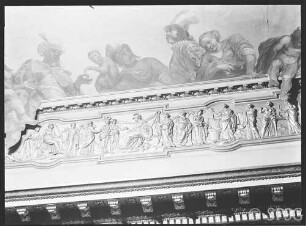 Berlin, Schloss Berlin, Elisabethsaal, Andreas Schlüter, Relief und Deckenkehlung, R.: 844.