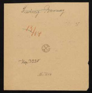 Brief von Friedrich Christian Wilhelm Jacobs an Johann Heinrich Martin Ernesti : ein Brief