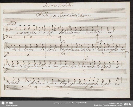 Scena 2: Poco non feci o Dei dal canto mio