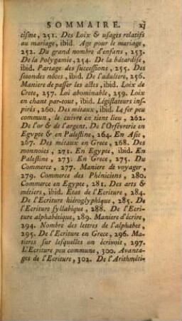 Histoire De L'Homme, Consideré dans ses Moeurs, dans ses Usages, & dans sa Vie provée, 2. Seconde Époque