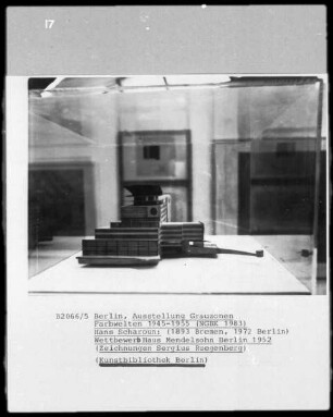 Wettbewerb Berlin 1952: Haus Mendelsohn,