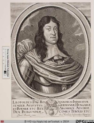 Bildnis Leopold I., römisch-deutscher Kaiser (reg. 1658-1705)