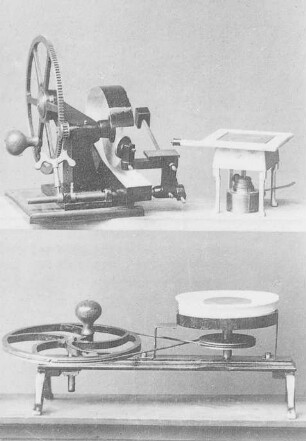 Apparat zur Herstellung von Gesteinsschliffen, Fuess : Technikgeschichte | Physik | Optik | Geodätische Instrumente