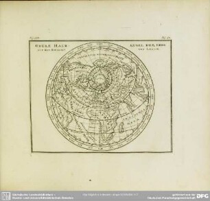 Fig. LXII. Obere Halbkugel Der Erde Auf Aen Horizont Von Leipzig