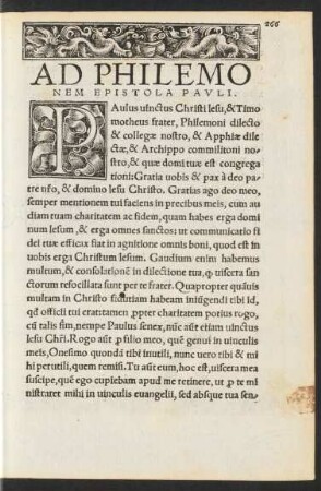 Ad Philemonem Epistola Pauli.