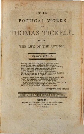 Poetical works
