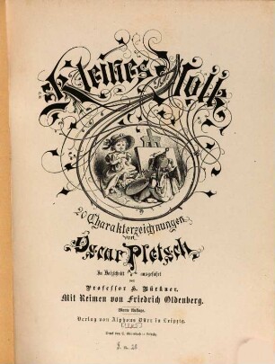 Kleines Volk : 20 Charakterzeichnungen