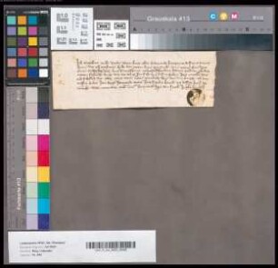 Quittung des Ritters Engelbert Zobbe über 150 Gulden [für eine]½ jährliche Leibzuchtsrente.