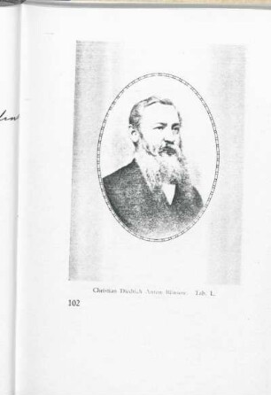 Christian Diedrich Anton Bünsow. Tab. L.