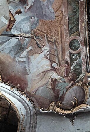 Sapientia divina, Fides, Sankt Georg, Sankt Emmeram und Sankt Wolfgang