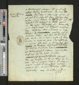Brief an Unbekannt