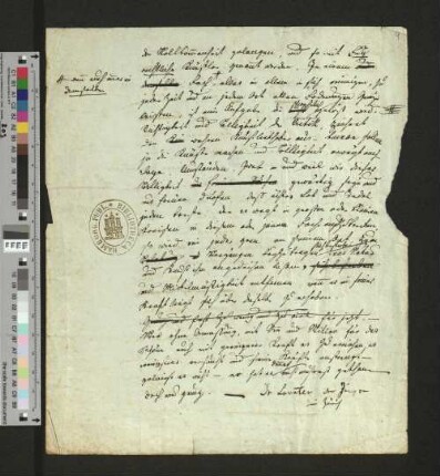 Brief an Unbekannt