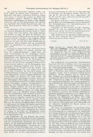 684-686 [Rezension] Fabian, Ekkehart, Geheime Raete in Zuerich, Bern, Basel und Schaffhausen