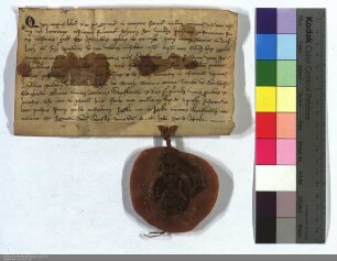 Hartrad Edelherr von Merenberg vererblecht seinen Teil des Zehnten zu Lunsbach dem Friedrich Monetarius in Wetzlar.