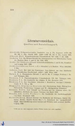 Literaturverzeichnis.