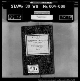 Zivilstandsregister Sambleben (Kanton Schöppenstedt)