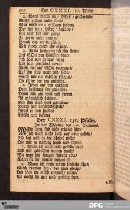 [131. bis 140. Psalm]