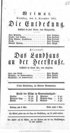 Das Landhaus an der Heerstraße