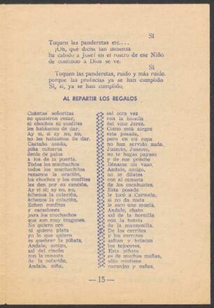 Al repartir los regalos
