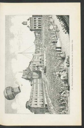 Tafel: 80. Montgolfiers Ballonfahrt [...]