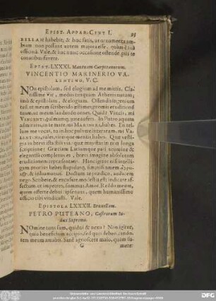 Epistola LXXXII. Bruxellam. Petro Puteano, Castrorum Iudici Supremo.