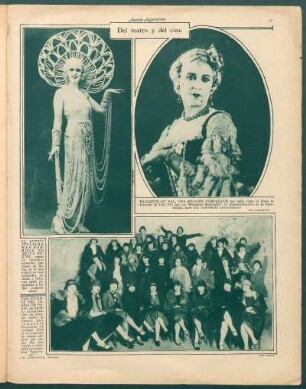 Del teatro y del cine [Fotografías]