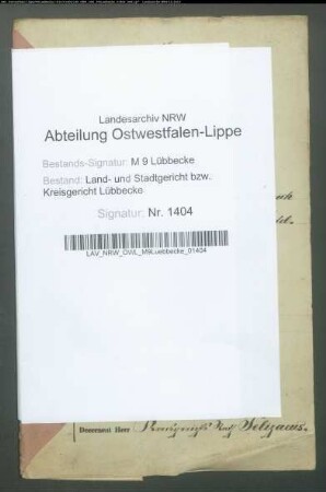 Erblasser: Vogt gt. Knost, Christian Heinrich: