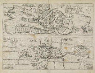 Ansicht von Eutin und Ansicht von Tondern
