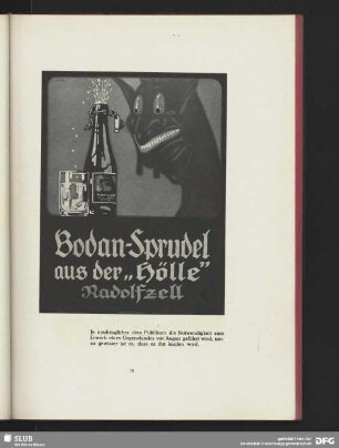 Bodan-Sprudel aus der "Hölle"