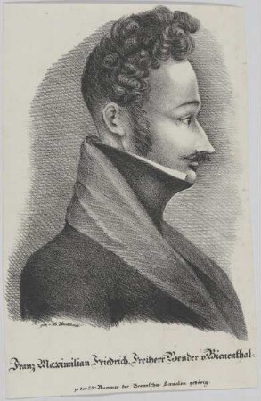 Bildnis des Franz Maximilian Friedrich Bender v. Bienenthal