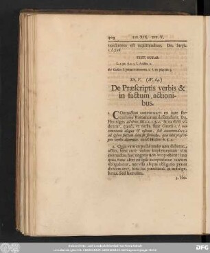 Tit. V. (IV. 64.) De Praescriptis verbis & in factum, actionibus.