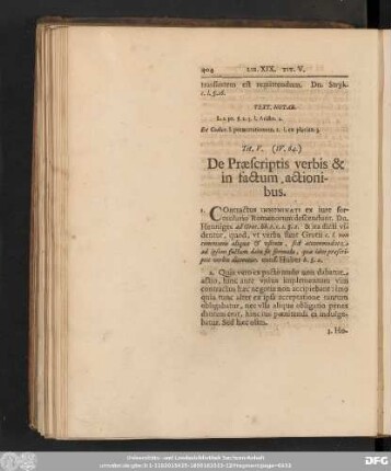 Tit. V. (IV. 64.) De Praescriptis verbis & in factum, actionibus.