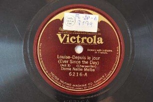 Louise - Depuis le jour (Ever Since the day) : (Act 3) / ([Musik und Libretto:] Charpentier)
