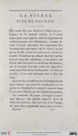 La Vierge dite de Foligno