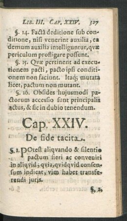 Cap. XXIV. De fide tacita.
