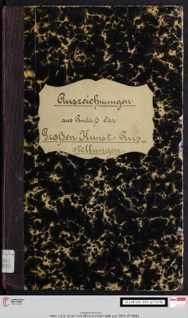 Verzeichnis der auf den Großen Kunst-Ausstellungen zu Berlin bis einschließlich 1892 verliehenen Auszeichnungen