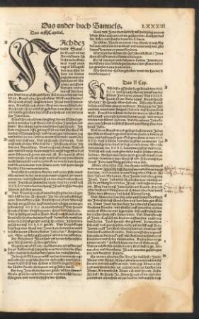 Das ander buch Samuels.