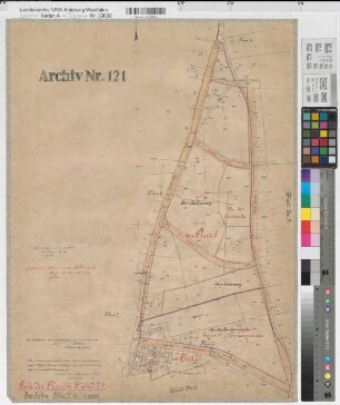 Iserlohn (Iserlohn), Calle (Iserlohn), Umlegung Iserlohn, Bl.4 Urkarte (Flur 6;71)