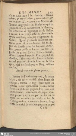 Remede contre la fievre quarte