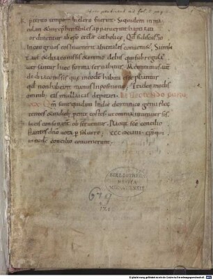 Canonum collectio Dionysio-Hadriana - BSB Clm 14517