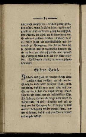 Eilfter Brief. - Funfzehnter Brief.