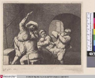 [Der Messerkampf; The peasants' quarrel; Le coup de couteau]