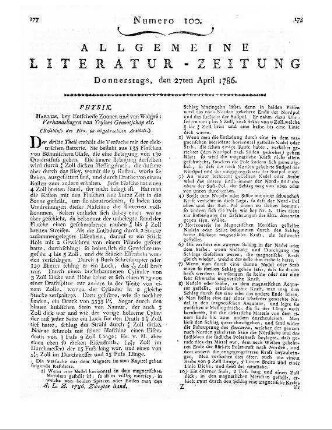 Eggers, C. U. D. von: Skizze und Fragmente einer Geschichte der Menschheit in Rücksicht auf Aufklärung und Volksfreiheit. Bd. 1. Flensburg, Leipzig: Korte 1786