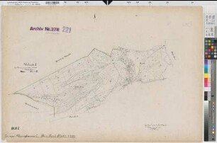 Linnepe (Sundern), Umlegung Linnepe-Weninghausen, Urkarte I Flur 5,2