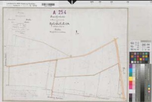 Aplerbeck (Dortmund), Zusammenlegung Aplerbeck, Bl.2 Brouillonkarte I Flur 1,2